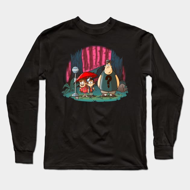 MY NEIGHBOURS Long Sleeve T-Shirt by Skullpy